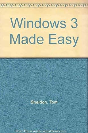 windows 3 made easy 1st edition tom sheldon 0078815371, 978-0078815379