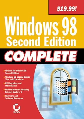 windows 98 complete 2nd edition sybex 0782126170, 978-0782126174