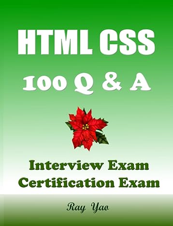 html css 100 q and a interview exam certification exam 1st edition ray yao ,raspberry d docker b09k1ttxqj,