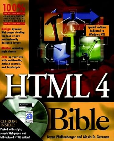 html 4 bible 1st edition bryan pfaffenberger ,alexis d gutzman 0764532200, 978-0764532207