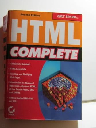 html complete 2nd edition inc staff sybex 0782128017, 978-0782128017