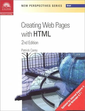 creating web pages with html 2nd edition joan carey ,patrick carey 0619019662, 978-0619019662