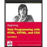 beginning web programming with html xhtml and css 2nd edition ducket b008cmuemc