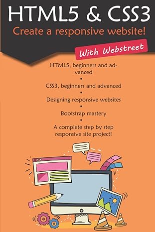 html5 and css3 create a responsive website 1st edition roxane anquetil b087scj4sh, 979-8640721096