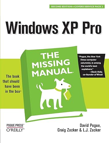windows xp pro the missing manual 2nd edition david pogue ,craig zacker ,l j zacker b00cve3l1s