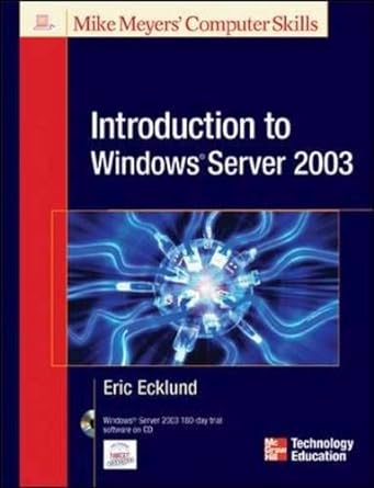 introduction to windows server 2003 1st edition eric ecklund 0072230975, 978-0072230970