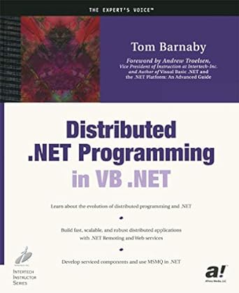 distributed net programming in vb net 1st edition tom barnaby 1590590686, 978-1590590683