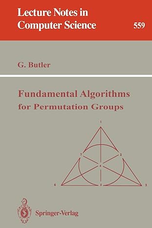 Fundamental Algorithms For Permutation Groups Lncs 559