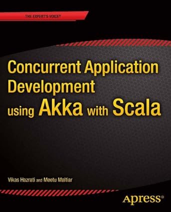concurrent application development using akka with scala 1st edition meetu maltiar ,vikas hazrati 1430258969,