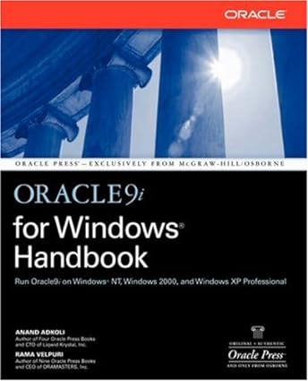 oracle9i for windows handbook 2nd edition anand adkoli b008sm0o1c