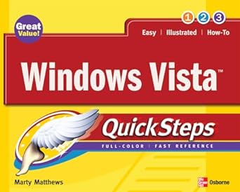 windows vista quicksteps 1st edition marty matthews 0072263822, 978-0072263824