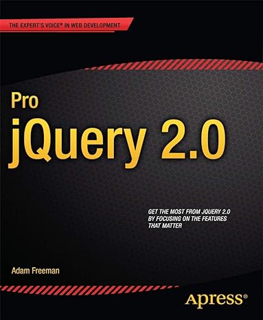 pro jquery 2 2nd edition adam freeman 1430263881, 978-1430263883