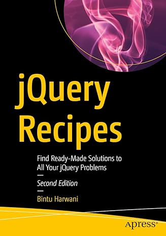 jquery recipes find ready made solutions to all your jquery problems 2nd edition bintu harwani 1484273036,