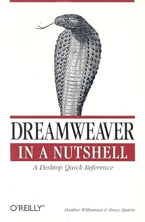 Dreamweaver In A Nutshell A Desktop Quick Reference