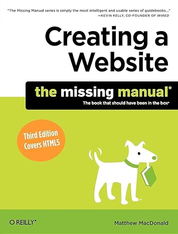 creating a website the missing manual 3rd edition matthew macdonald 144930172x, 978-1449301729