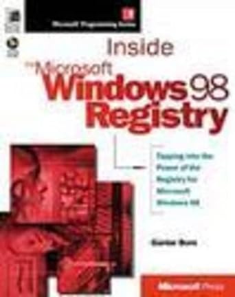 inside the microsoft windows 98 registry 1st edition gunter born ,guenther born 1572318244, 978-1572318243