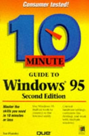 10 minute guide to windows 95 2nd edition sue plumley ,trudi reisner 0789711605, 978-0789711601