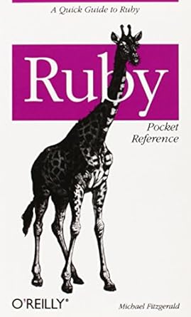 ruby pocket reference 1st edition michael james fitzgerald 0596514816, 978-0596514815