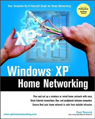 windows xp home networking 1st edition paul thurrott 0764536753, 978-0764536755