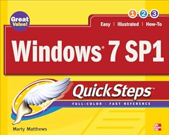 windows 7 sp1 quicksteps 1st edition marty matthews 0071772472, 978-0071772471
