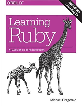 learning ruby a hands on guide for beginners 2nd edition michael fitzgerald 0596519664, 978-0596519667