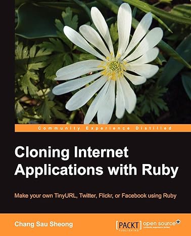 cloning internet applications with ruby make your own tinyurl twitter flickr or facebook using ruby 1st