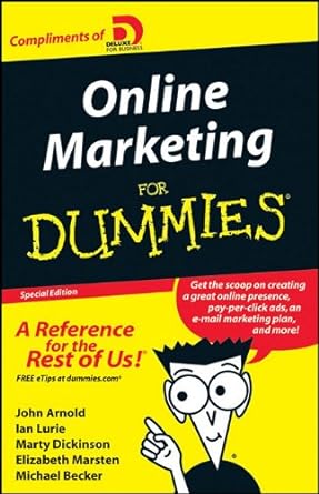 online marketing for dummies 1st edition john arnold 047094157x, 978-0470941577