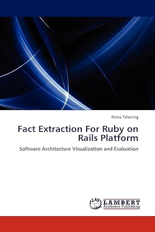 fact extraction for ruby on rails platform software architecture visualization and evaluation 1st edition