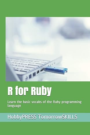 r for ruby learn the basic vocabs of the ruby programming language 1st edition hobbypress tomorrowskills ,mr