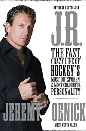j r the fast crazy life of hockeys most outspoken and most colourful personality 1st edition jeremy roenick