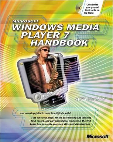 microsoft windows media player 7 handbook 1st edition seth mcevoy 0735611785, 978-0735611788