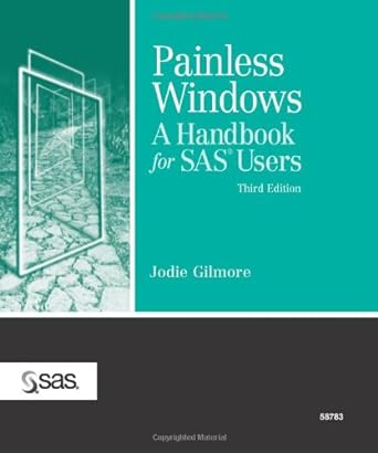 painless windows a handbook for sas users 3rd edition jodie gilmore 159047399x, 978-1590473993