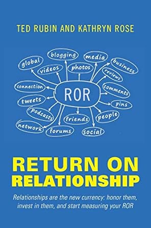 return on relationship relationships are the new currency honor them invest in them and start measuring your