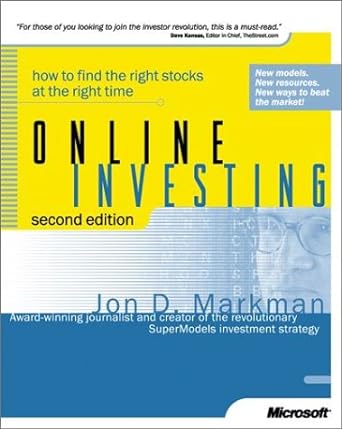 online investing 1st edition jon d markman 0735611238
