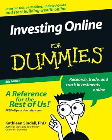 investing online for dummies 5th edition kathleen sindell b002ecefm6