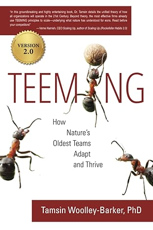 teeming how nature s oldest teams adapt and thrive 1st edition tamsin woolley-barker 979-8985176001