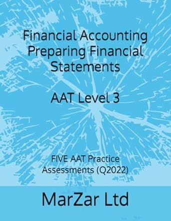financial accounting preparing financial statements aat level 3 five aat practice assessments 1st edition