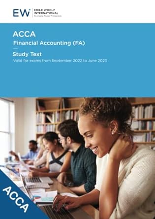 acca financial accounting study text 2022 23 1st edition emile woolf international 1848436831, 978-1848436831