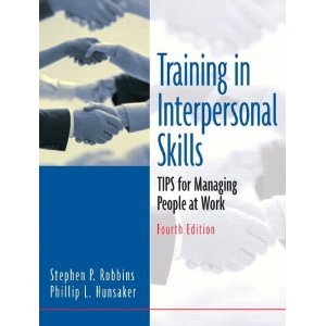 training in interpersonal skills 1st edition stephen p robbins b004tg1ix4