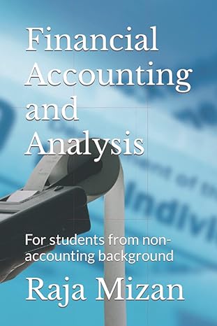 financial accounting and analysis for students from non accounting background 1st edition raja mizan
