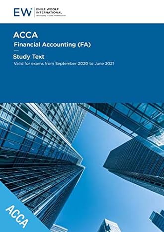 acca financial accounting study text 2020 21 1st edition emile woolf international 1848439210, 978-1848439214