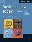business law today the essentials 7th edition roger leroy miller , gaylord a jentz 000704786x, 9780007047864