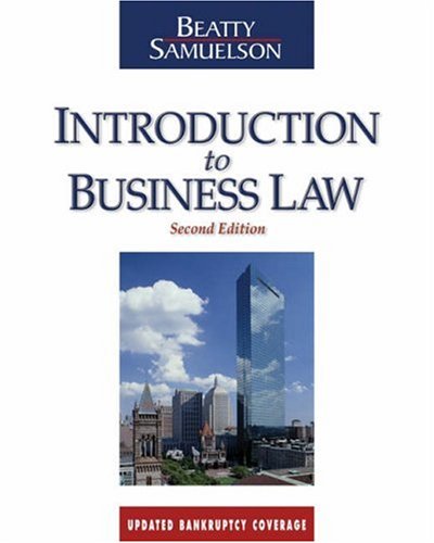 introduction to business law 2nd edition jeffrey f beatty , susan s samuelson 0324311427, 9780324311426