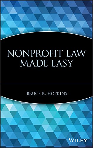 nonprofit law made easy 1st edition bruce r hopkins 0471709735, 9780471709732