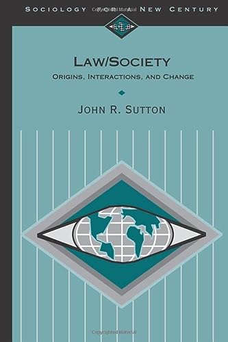 law society origins interactions and change 1st edition john r sutton 0761987053, 9780761987055