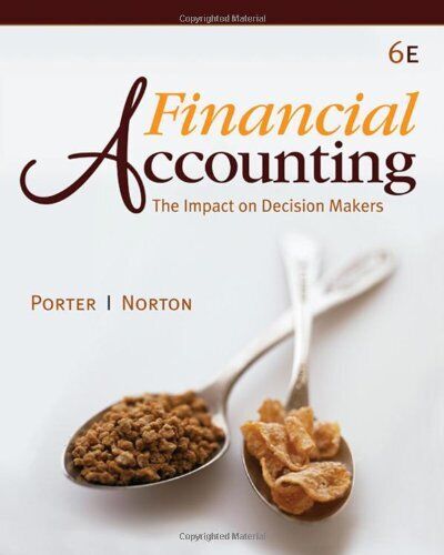 financial accounting the impact on decision makers 6th edition curtis l. norton, gary a. porter