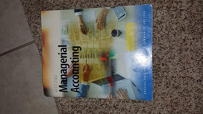 acct 2302 managerial accounting 1st edition fred phillips stacey whitecotton, robert libby 1259135624,