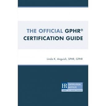 the official gphr certification guide 1st edition sphr gphr linda k. anguish b009ju3rvq