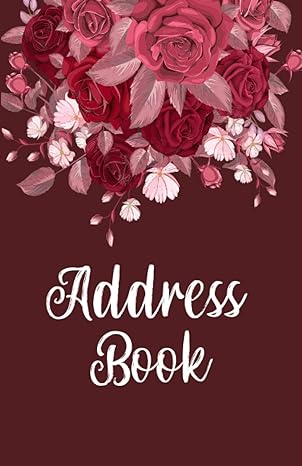 address book beautiful floral design with alphabetical tabs perfect for keeping track of addresses email