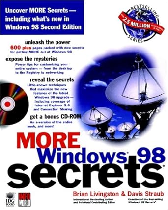 more windows 98 secrets 1st edition brian livingston ,davis straub 0764533606, 978-0764533600